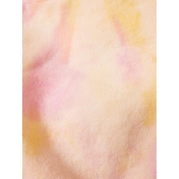 💕REFORMATION💕 Tanner Classic Hoodie  Creamsicle Pink Yellow Tie Dye Small NWT - Picture 7 of 14